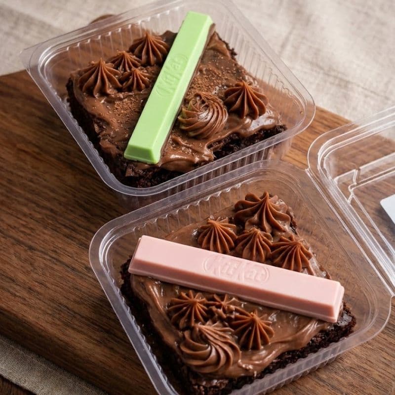 Brownie de pote de Kit Kat